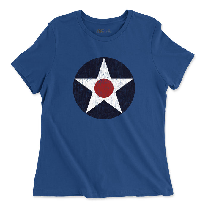 WWII Roundel Women's Relaxed Jersey T-Shirt