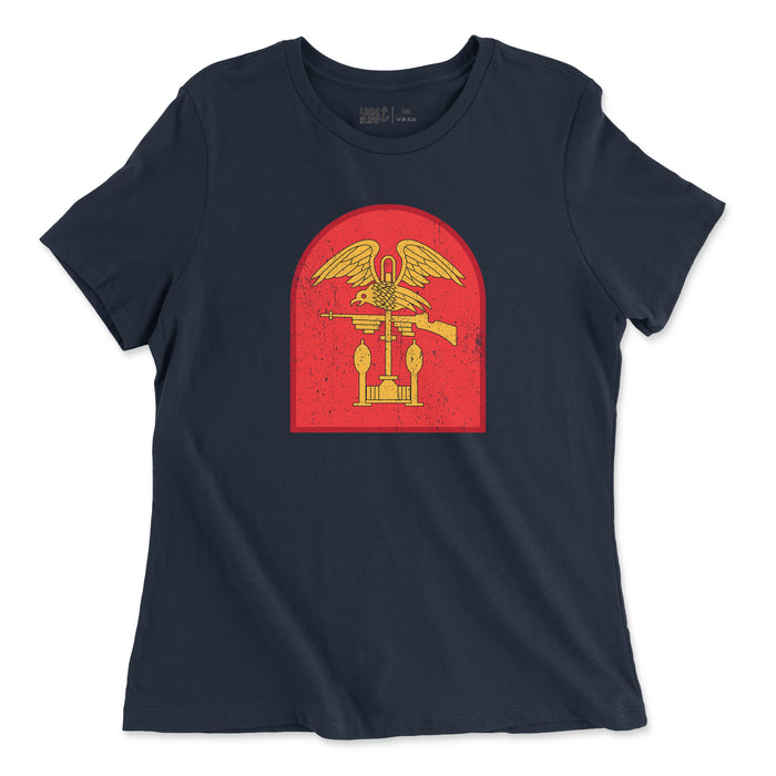 WWII Naval Amphibious Patch Women's Relaxed Jersey T-Shirt