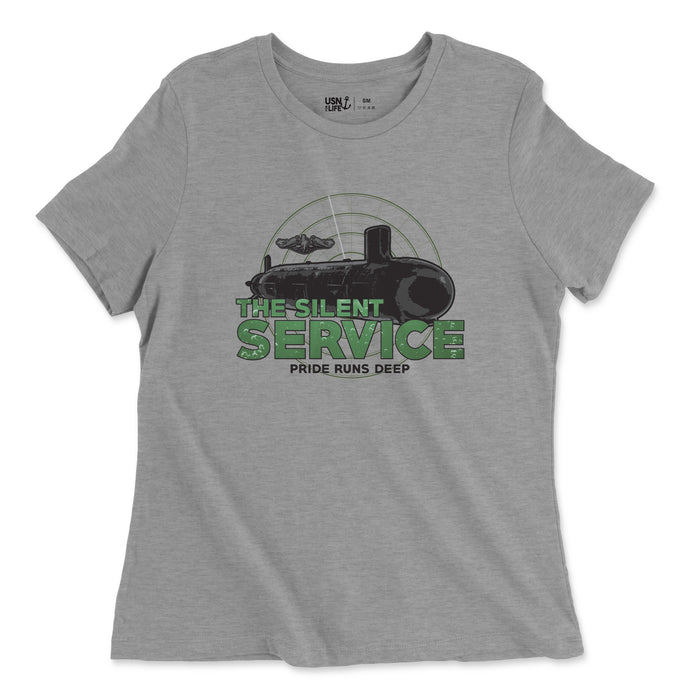The Silent Service Dive Women's Relaxed Jersey T-Shirt