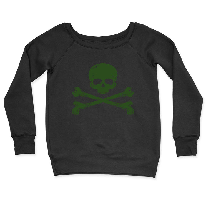 Jolly Roger Green Women's Limited Emerald Edition CrewNeck