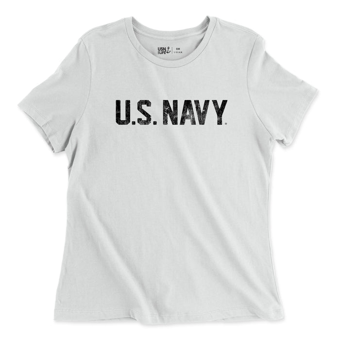 Vintage U.S. NAVY OD Women's Relaxed Jersey T-Shirt