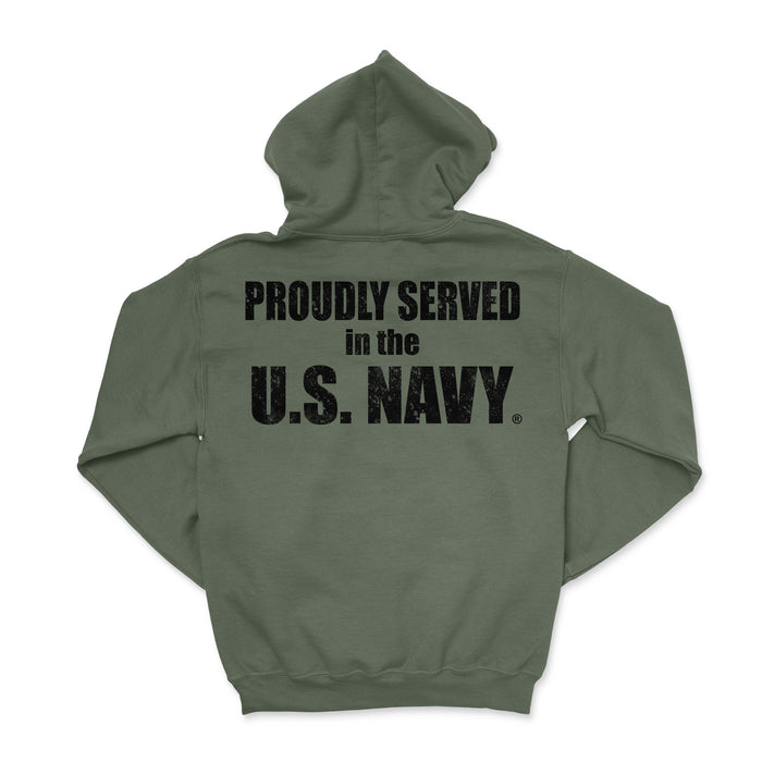 Proudly Served in the US Navy Men's Hoodie