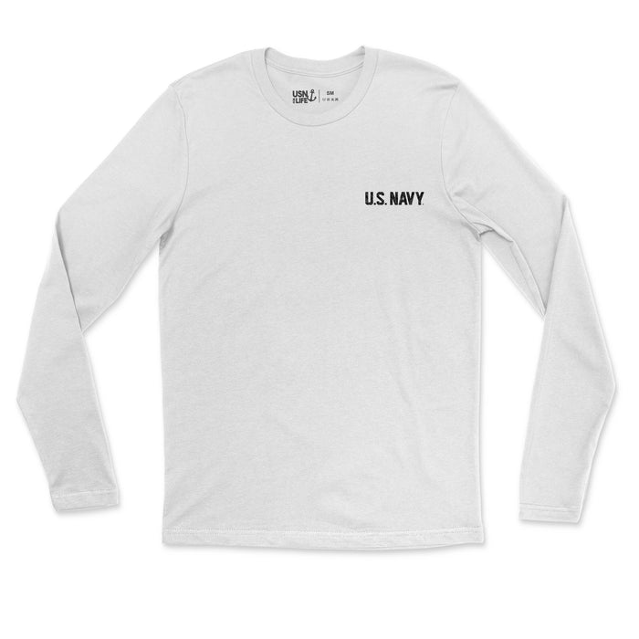 Proudly Served in the US Navy Men's Long Sleeve