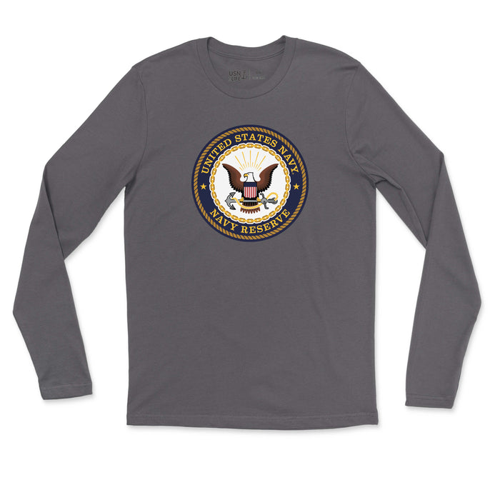 United States Navy Reserve Insignia Men's Long Sleeve
