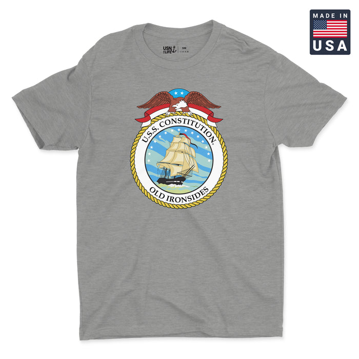 USS Constitution Insignia Men's T-Shirt