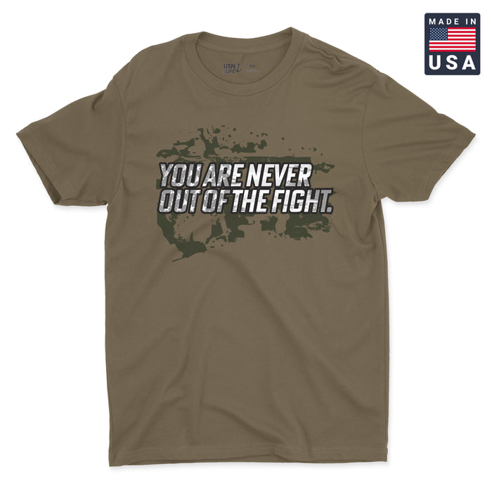 You're Never Out Of The Fight Men's T-Shirt