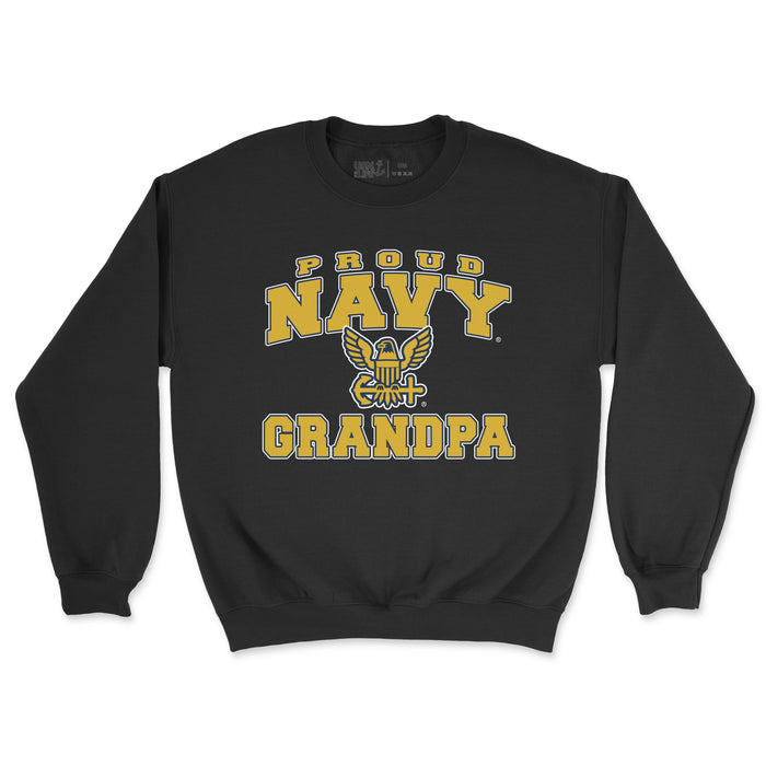 Proud Navy Grandpa Men's Sweatshirt