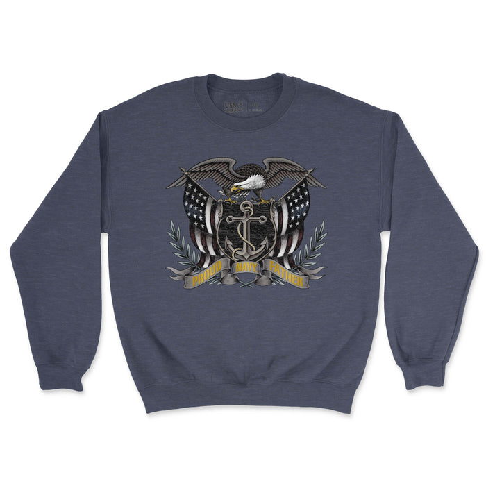 Proud Navy Father  Men's Sweatshirt