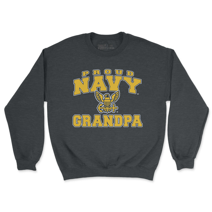 Proud Navy Grandpa Men's Sweatshirt