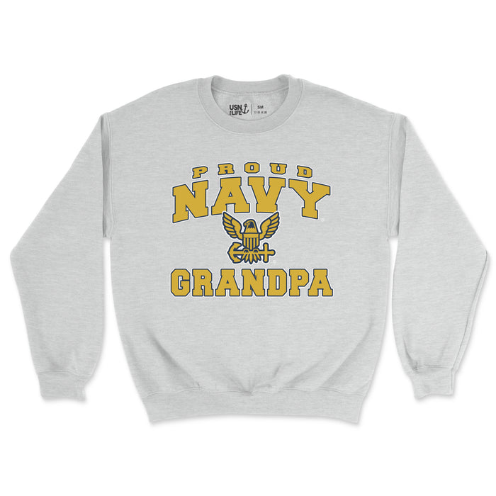 Proud Navy Grandpa Men's Sweatshirt