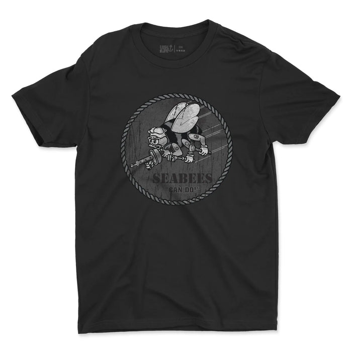 Vintage Seabees Blackout Men's T-Shirt  2023