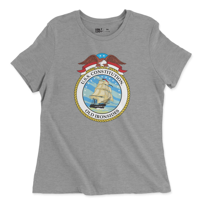 USS Constitution Insignia Women's T-Shirt