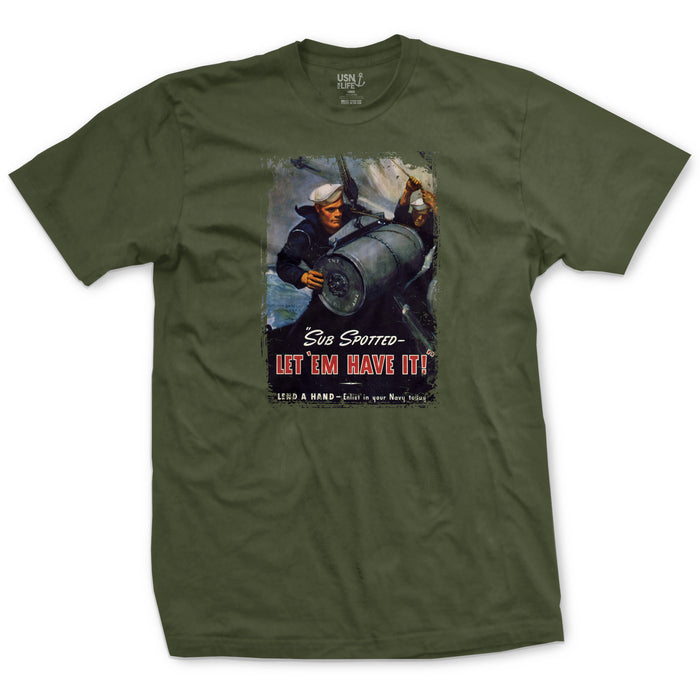 Let 'Em Have It Recruiting Poster T-Shirt