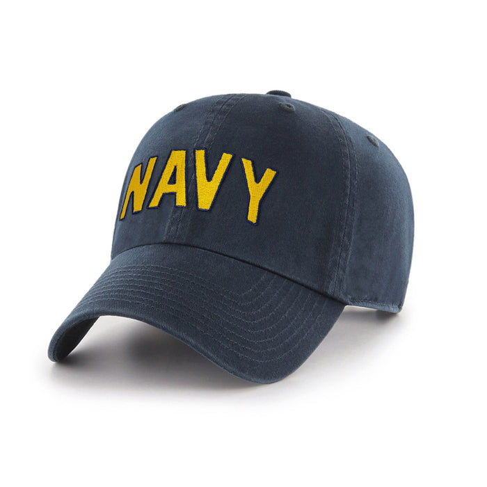 Navy Arch Unstructured Cap